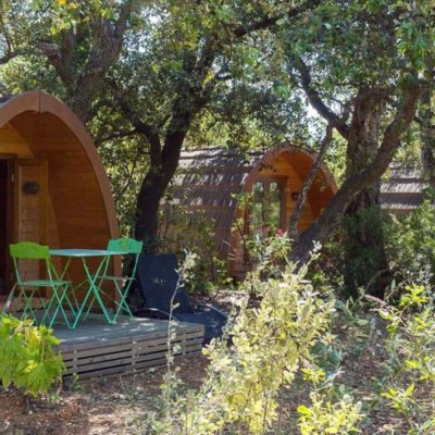 Houten chalets Le Coin des Copains® Glamping
