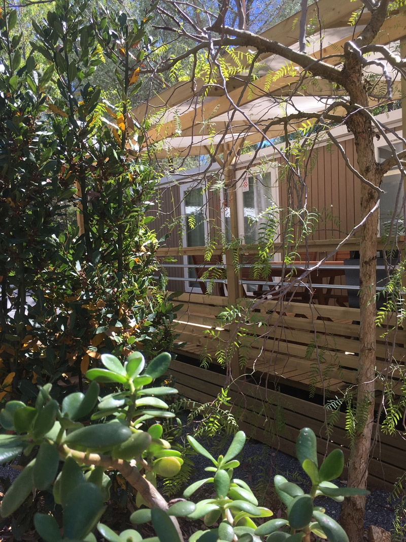 Luxe stacaravan met tuin in de Var
