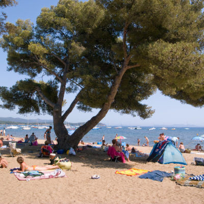 Het strand van l'Argentière