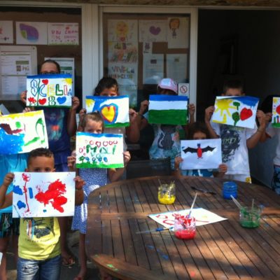 Kinderclub en familie-animaties