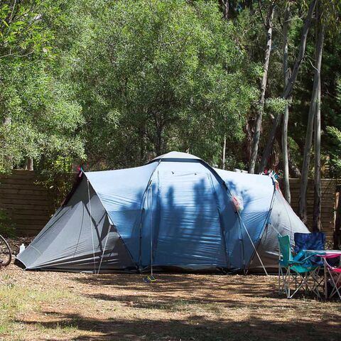 Staanplaatsen kleine caravans, campers 