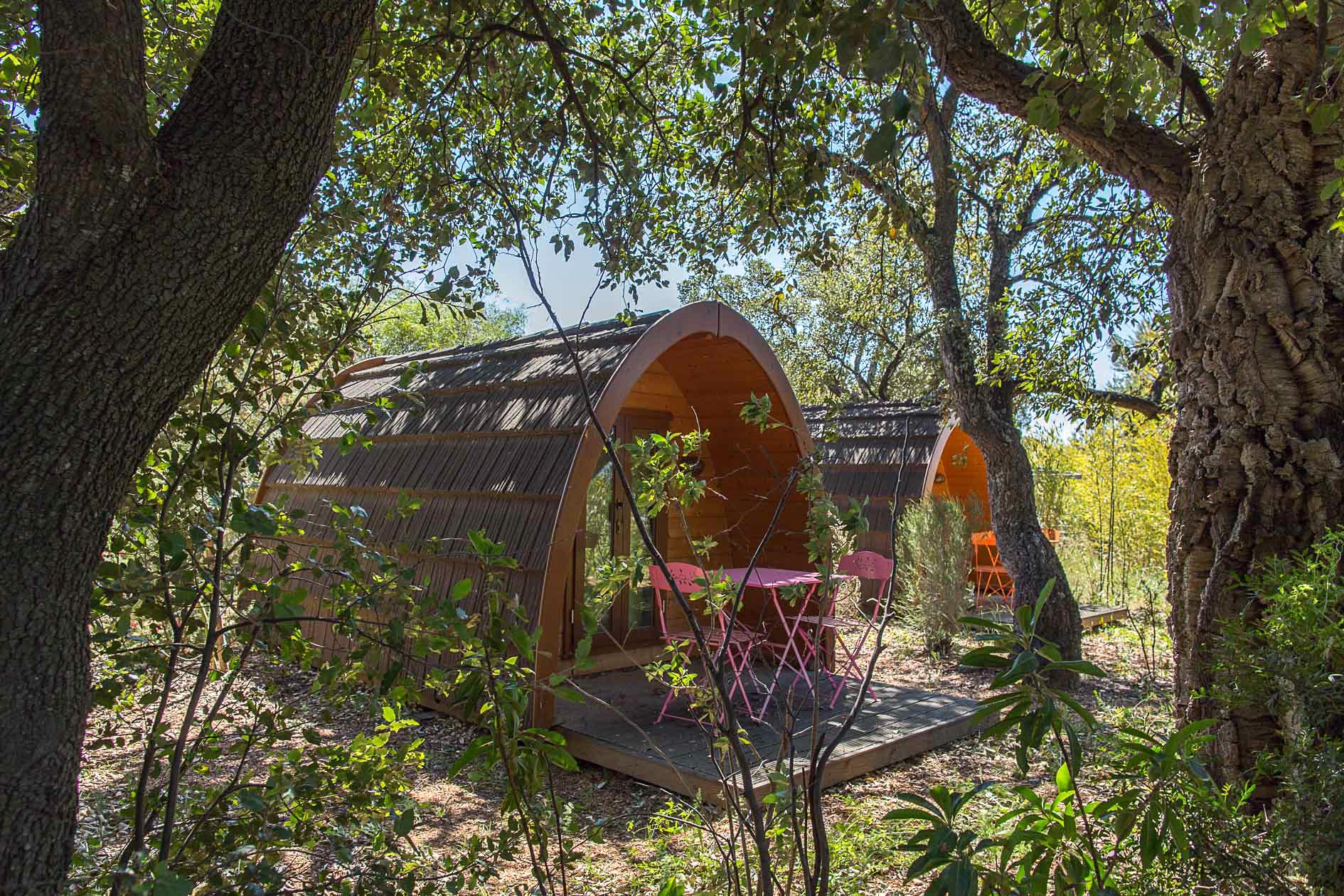 Camping in La Londe met vrinden in en voordelige huur-blokhut