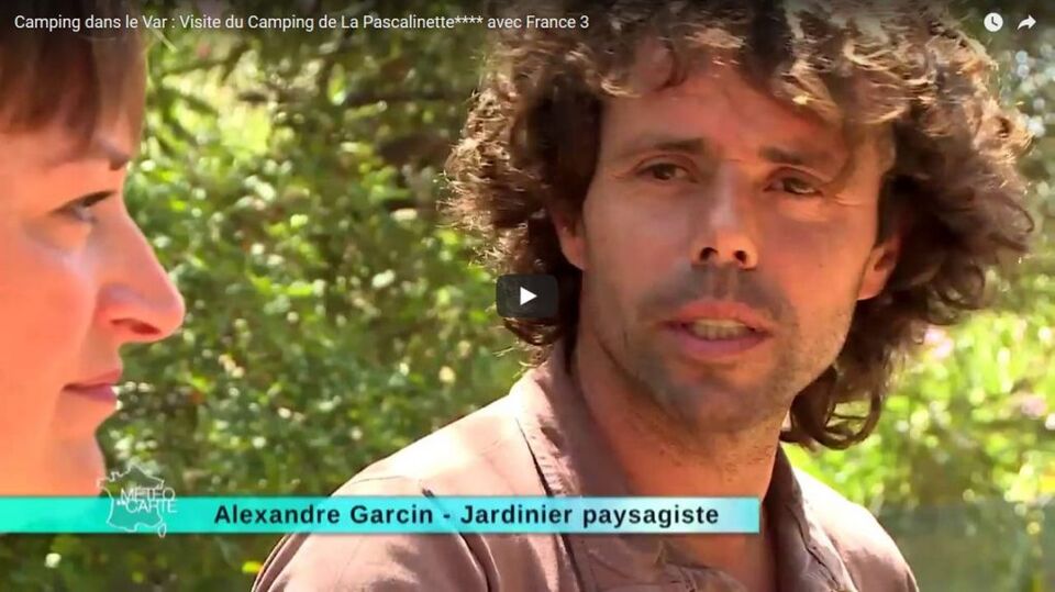 Bezoek aan Camping de La Pascalinette® **** met France 3 op de Franse televisie