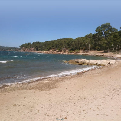 Het strand van Sainte-Asile (St Mandrier)