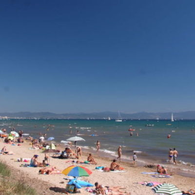 Het strand van La Badine