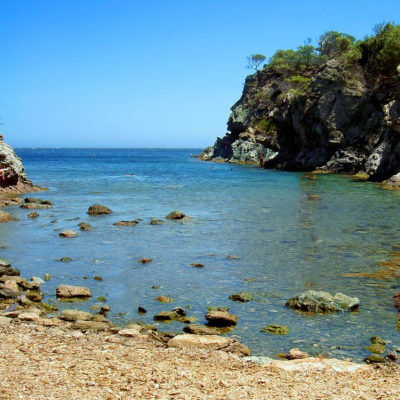 Het strand van l’Oustaou de Diou op Porquerolles