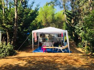 Goedkope kampeerplaats caravan