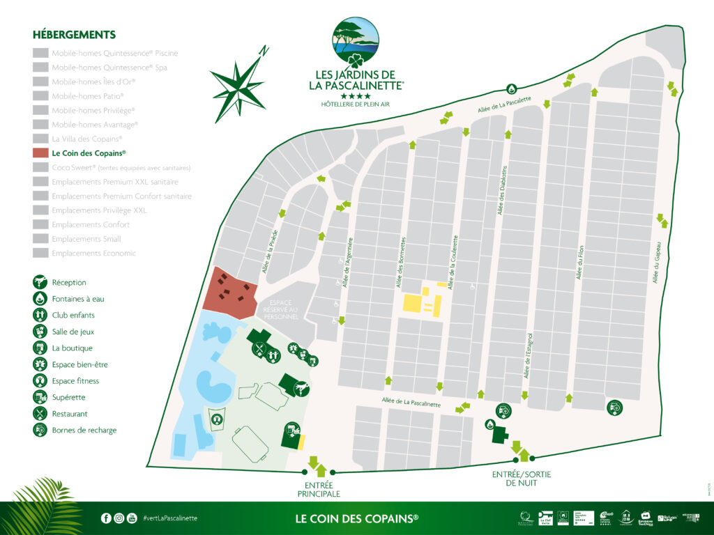 Situation Le Coin des Copains® Glamping!