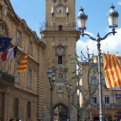 Toerisme en wandelen in Aix-en-Provence op 1.15 uur van de camping