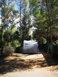 Tent of kleine caravan om op deze mooie camping te plaatsen