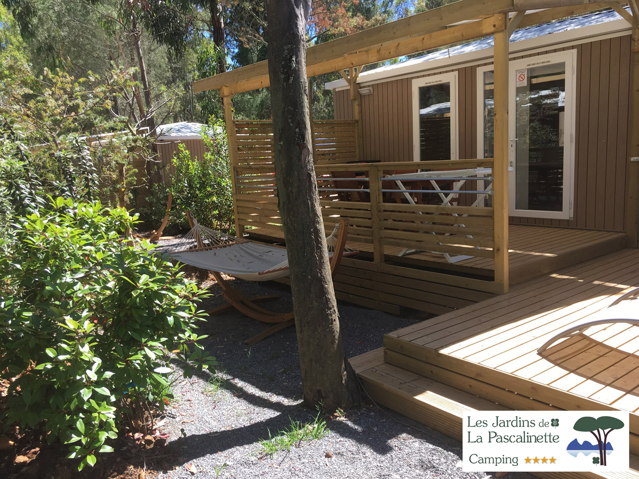 VIP stacaravan met terras en tuin