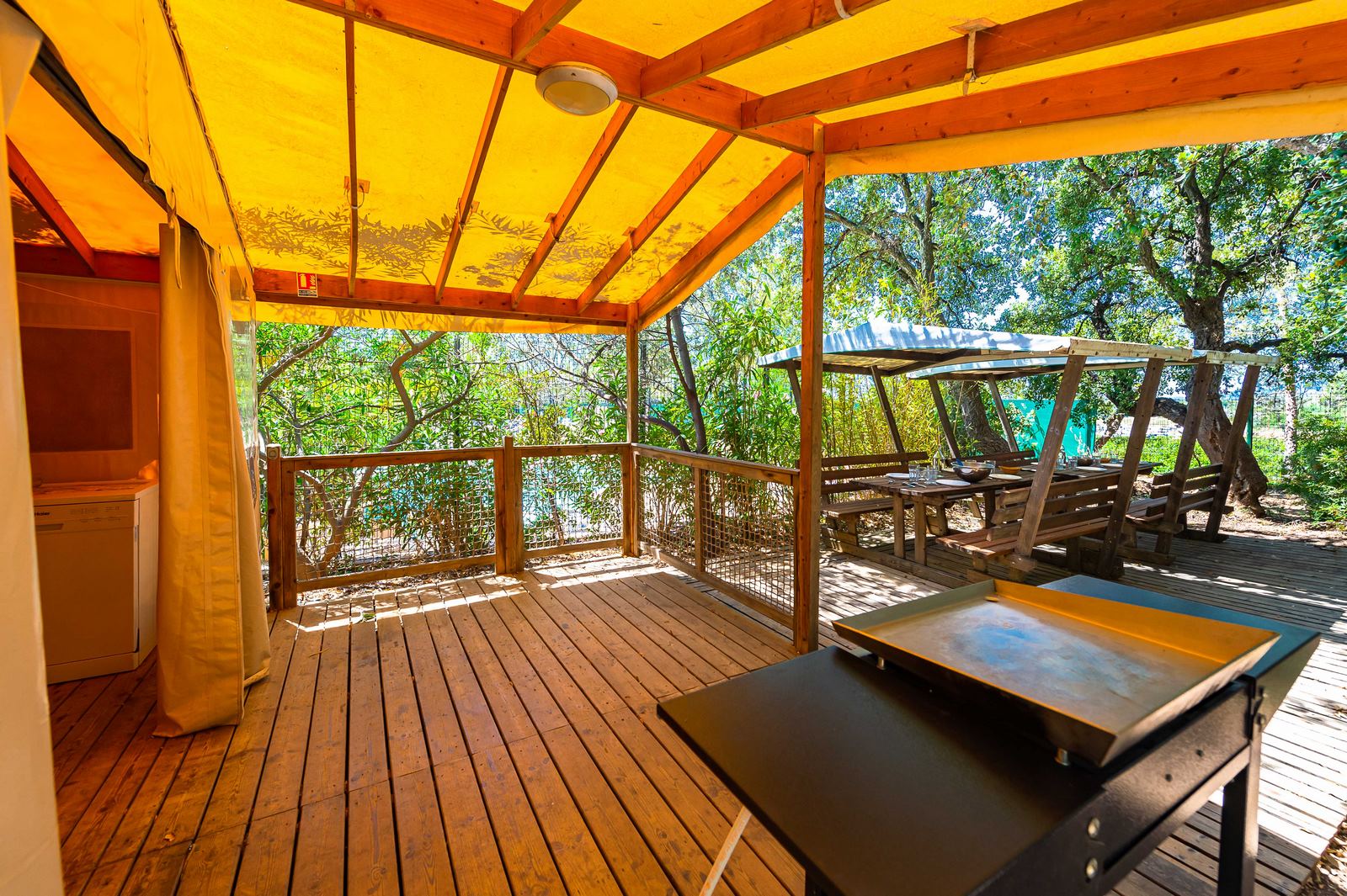 Campingvakantie met vrienden in de natuur voor max. 10 personen