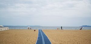 Strand geschikt voor PBM aan de Côte d’Azur