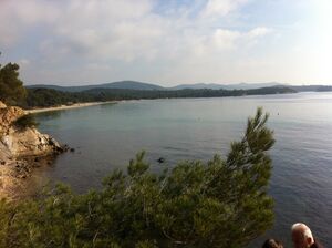 Natuurstrand aan de Côte d’Azur