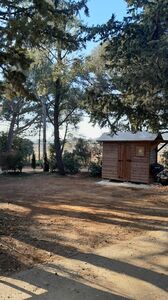 Privé sanitaire voorzieningen op camping staanplaatsen in La Londe, Zuid-Frankrijk