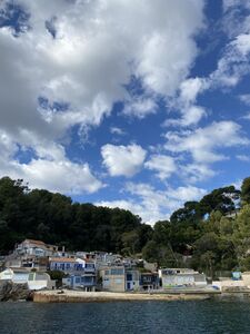 Natuurlijke baai vlak bij Toulon, Côte d’Azur