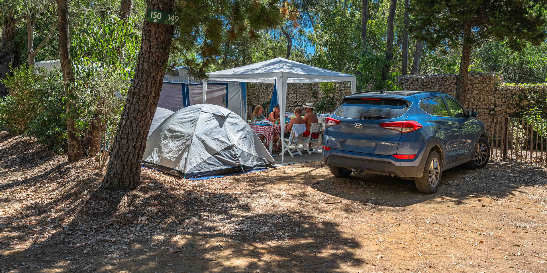 Staanplaats Economic voor tent of kleine caravan