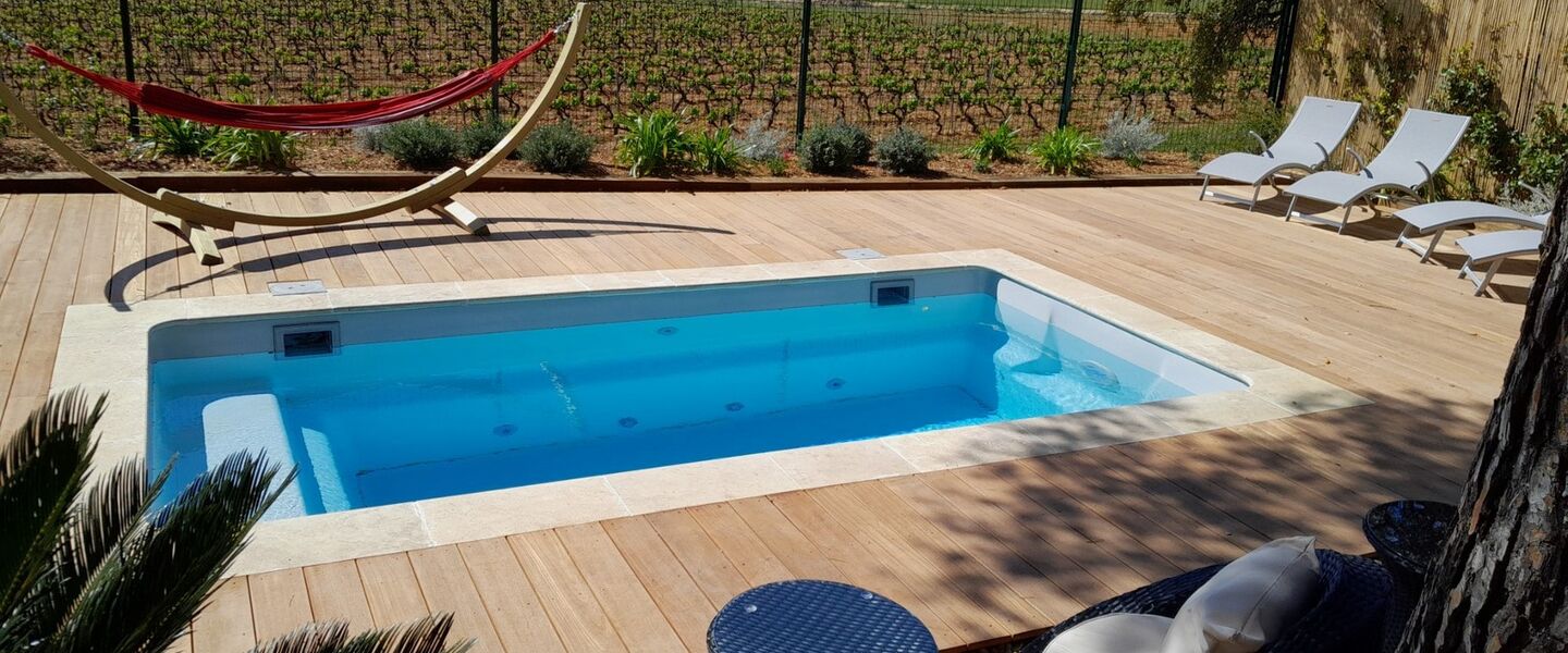 Stacaravan met privé zwembad op de camping in de Provence