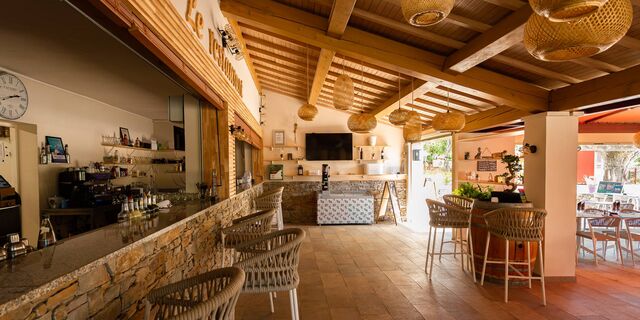 Het restaurant van de camping
