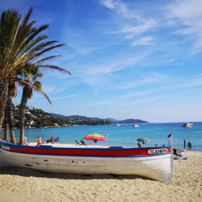 Het strand van St Clair in Le Lavandou - de parel